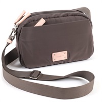 ショルダーバッグ(ココア／ピンク)