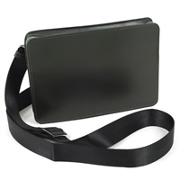 ２ｗａｙショルダーバッグ(ダークグリーン／ゴールドステッチ)