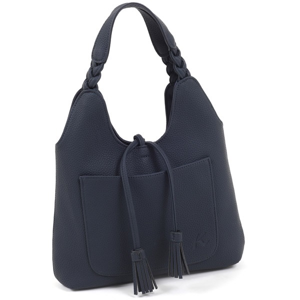 セミショルダーバッグ(ダークブルー)