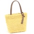 ハンドバッグ(イエロー／ココア)