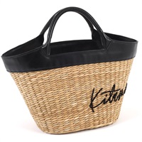 ハンドバッグ(ベージュ／ブラック)