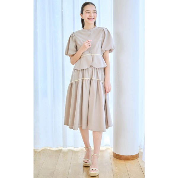 ギャザー切り替えスカート｜キタムラオンラインショップ