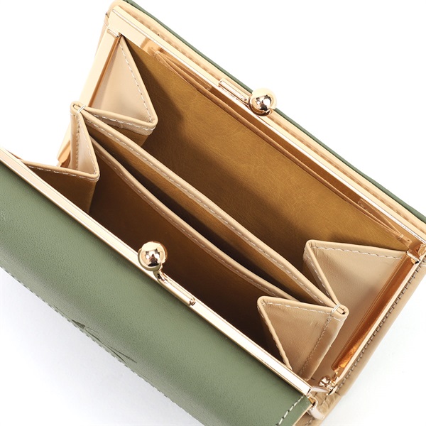 キタムラ　二つ折り財布　箱あり　がま口　品番：PH038570901