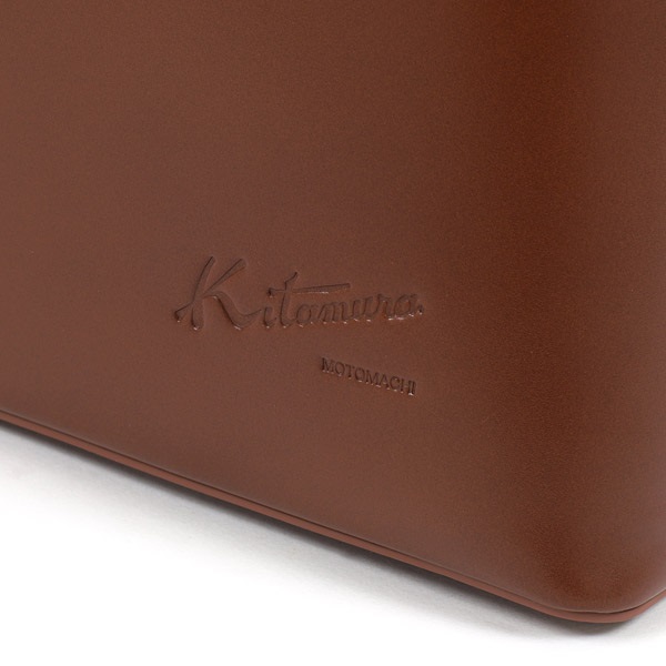 キタムラ ブリーフケース レザー A4サイズ PC可 自立 キタムラ