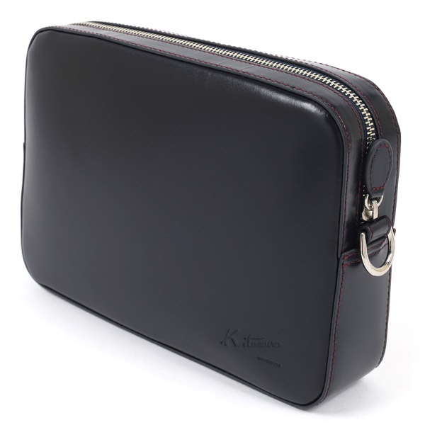 Kitamura キタムラ ボストンバッグ 2wayショルダーバッグ ワニ革 New Collection 〉 国内で生産された上質なヌメ革を使用した